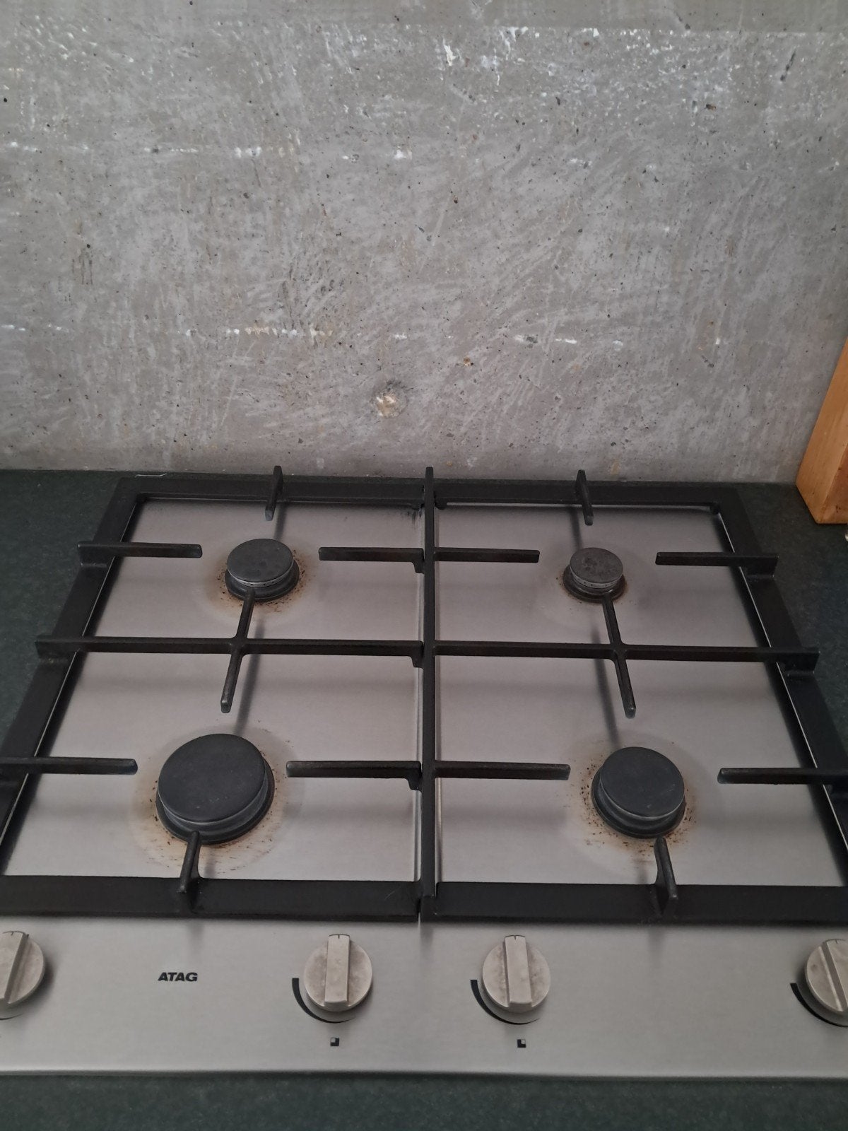 ATAG Inbouw Gascomfort met Zwarte Roosters, Ophalen, Gebruikt, 4 kookzones, Inbouw