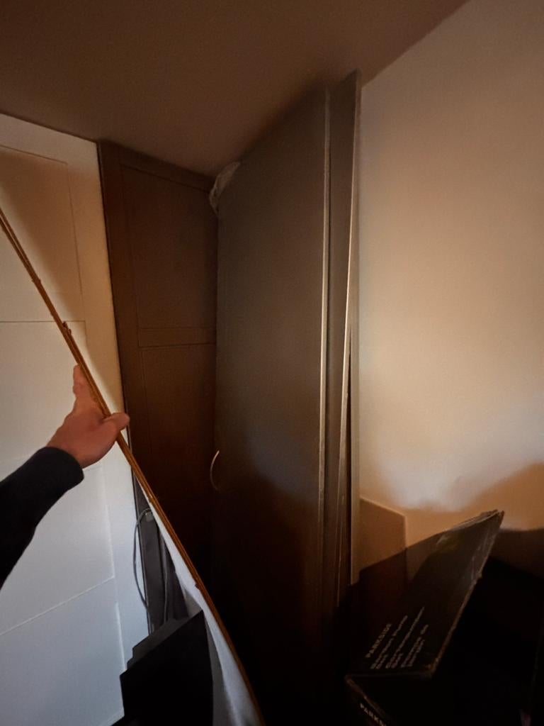 IKEA Pax kastdeuren: 4 zilverkleurig + 2 spiegeldeuren, Ophalen, Gebruikt, 200 cm of meer, 50 tot 100 cm