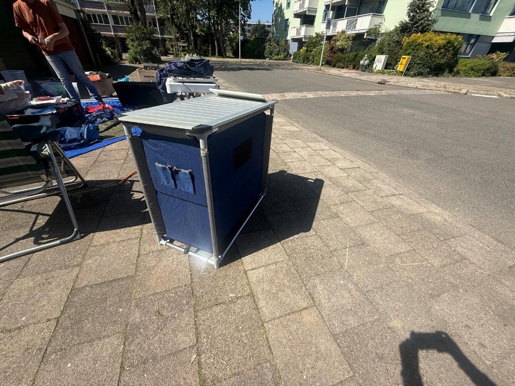 Campingkastje, Caravans en Kamperen, Ophalen, Gebruikt, Campingkast