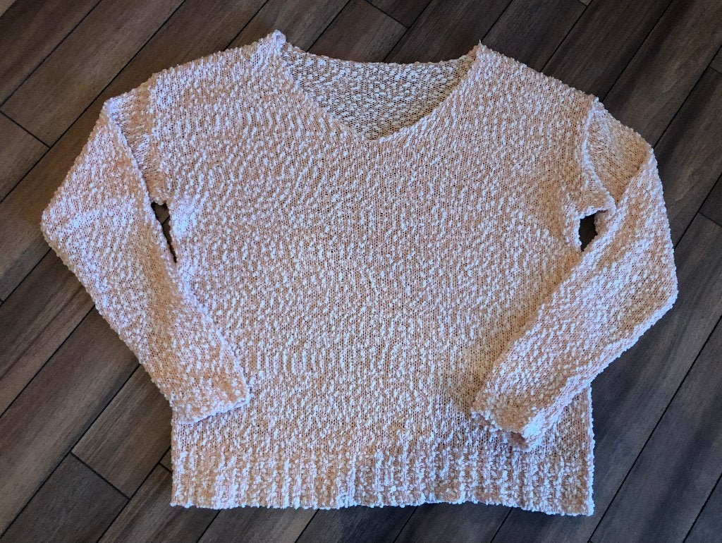zalmkleurige trui (XL), Kleding | Dames, Ophalen of Verzenden, Zo goed als nieuw, Maat 46/48 (XL) of groter, Roze