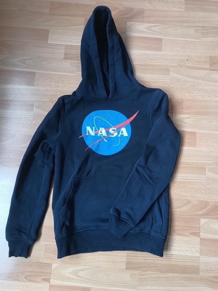 Te koop: hoodie Nasa, blauw, maat 158/164, Ophalen, Gebruikt, Jongen, Trui of Vest