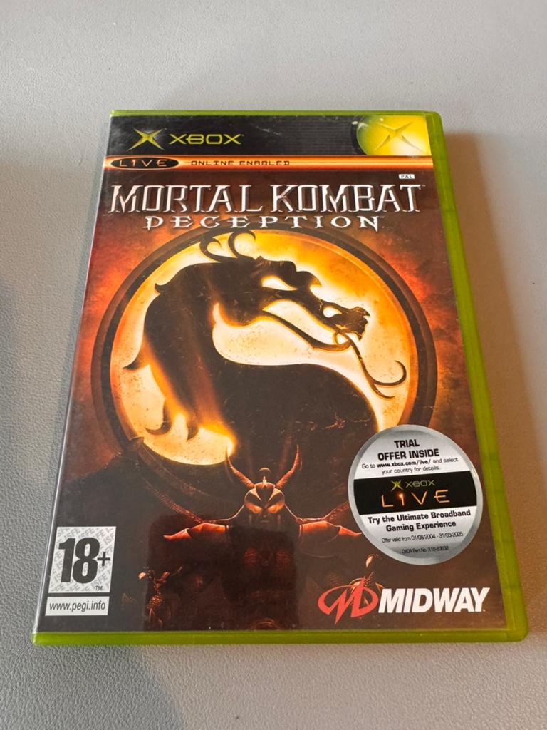 Mortal Kombat Deception, Spelcomputers en Games, Games | Xbox Original, Gebruikt, Vanaf 18 jaar, Vechten, 2 spelers