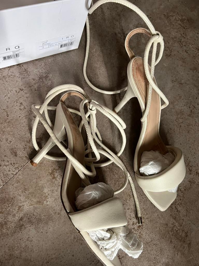 IRO hakjes met enkelbandjes maat 38  origineel ZGAN, Kleding | Dames, Schoenen, G, Beige, F, V