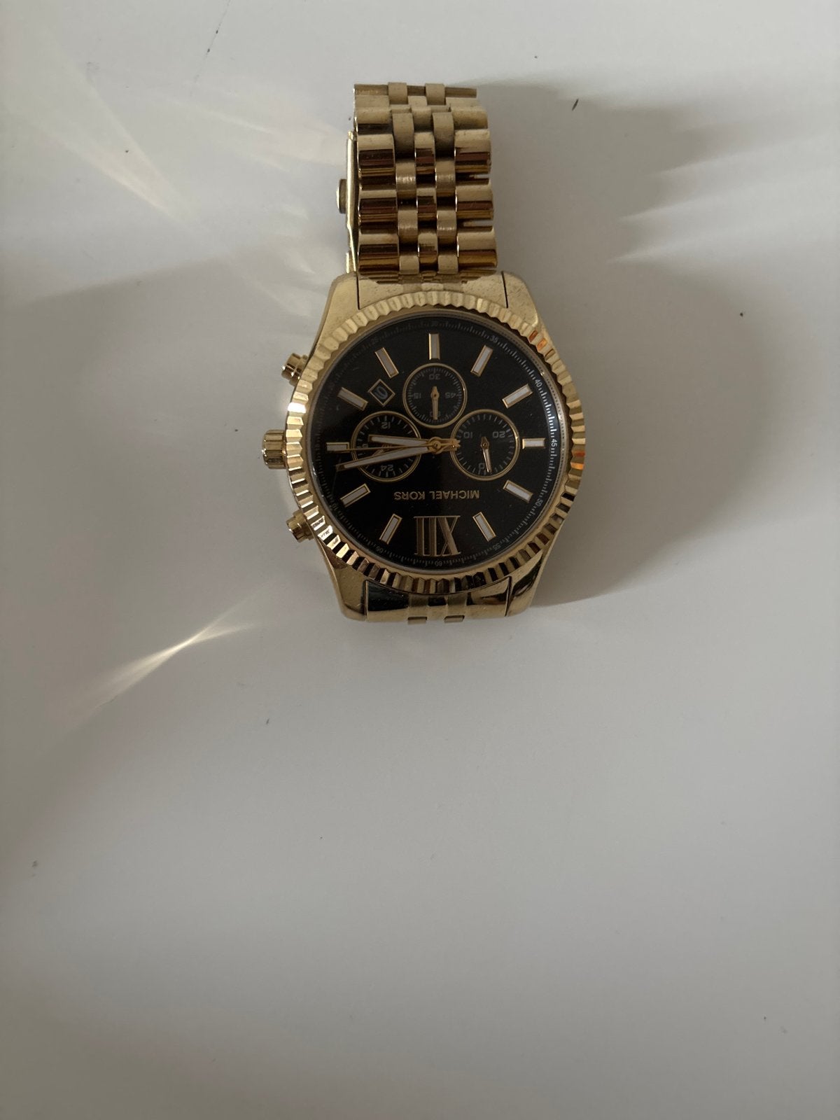 Michael Kors Gouden Horloge - Zo goed als nieuw, Sieraden, Tassen en Uiterlijk, Overige merken, Polshorloge, Ophalen of Verzenden