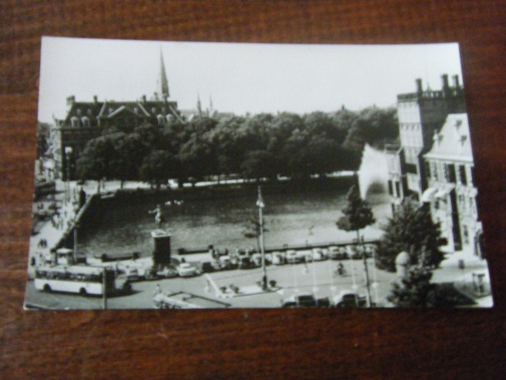 J27 - Den Haag - Hofvijver - Bus - Mooi/Oud, Ophalen of Verzenden, 1960 tot 1980, Zuid-Holland
