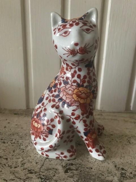 Imari porselein 'poes / kater', Antiek en Kunst, Ophalen of Verzenden