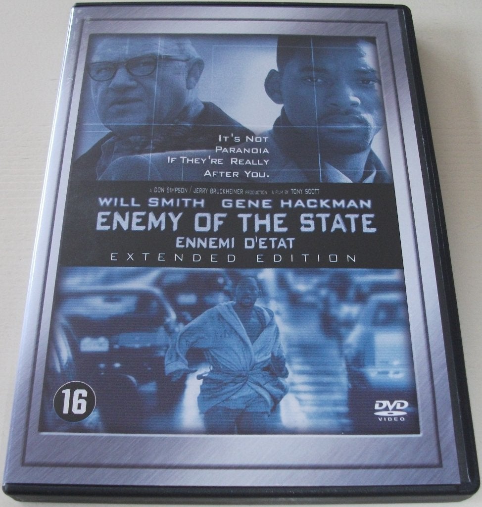 Dvd *** ENEMY OF THE STATE *** Extended Edition, Engels, Vanaf 16 jaar, Speciale editie, Nederlands