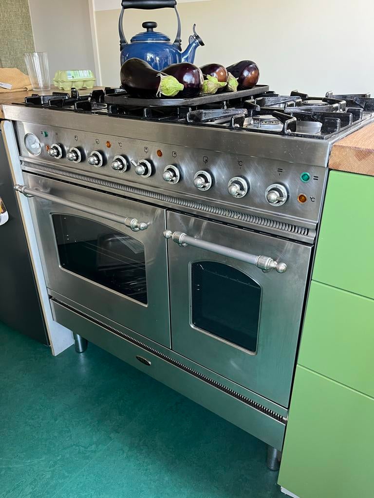Boretti Fornuis met Oven - Gebruikt, Ophalen, Oven, Hete lucht, Zo goed als nieuw