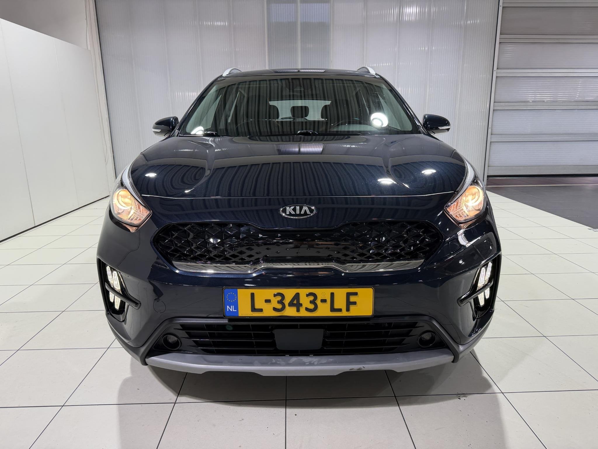 Kia Niro 1.6 GDi Hybrid DynamicLine Apple Carplay/Android Au, Auto's, Kia, Gebruikt, Euro 6, 2 kWh, Blauw