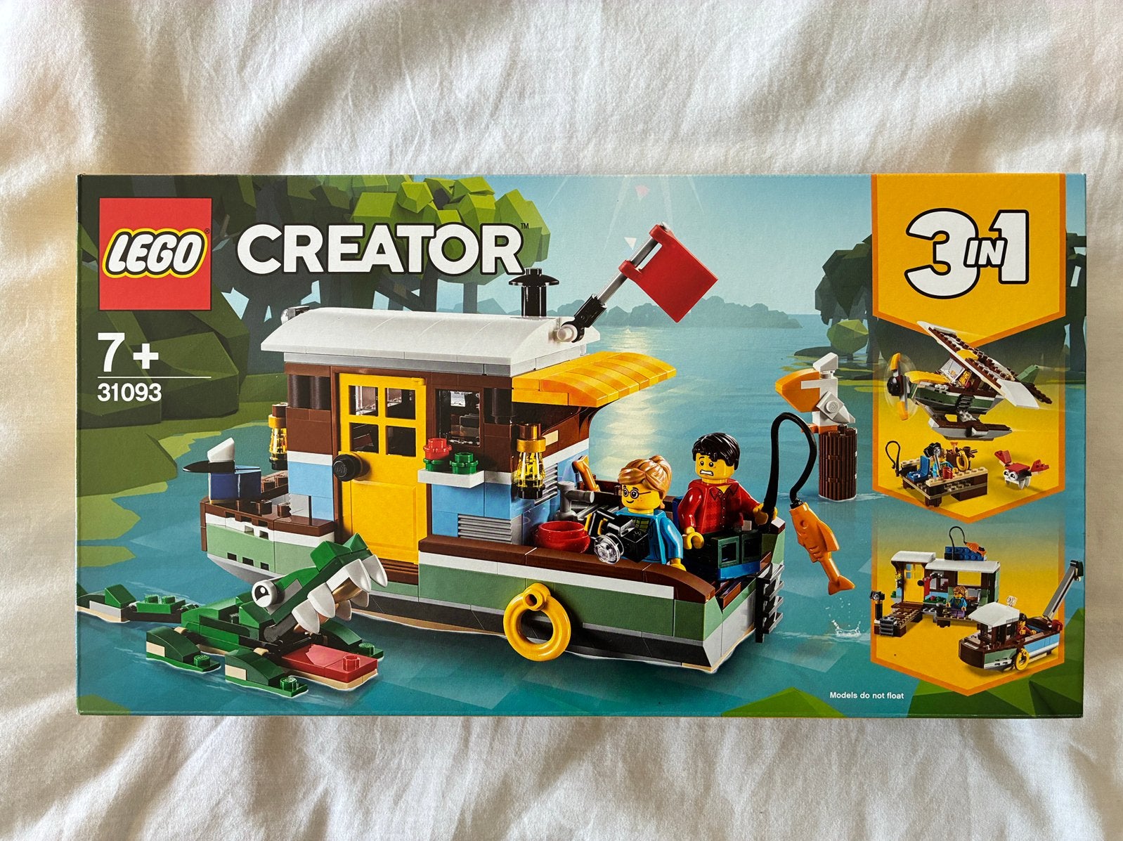Lego Creator 31093 gesealed 3-in-1 woonboot, Lego, Nieuw, Compleet, Ophalen of Verzenden