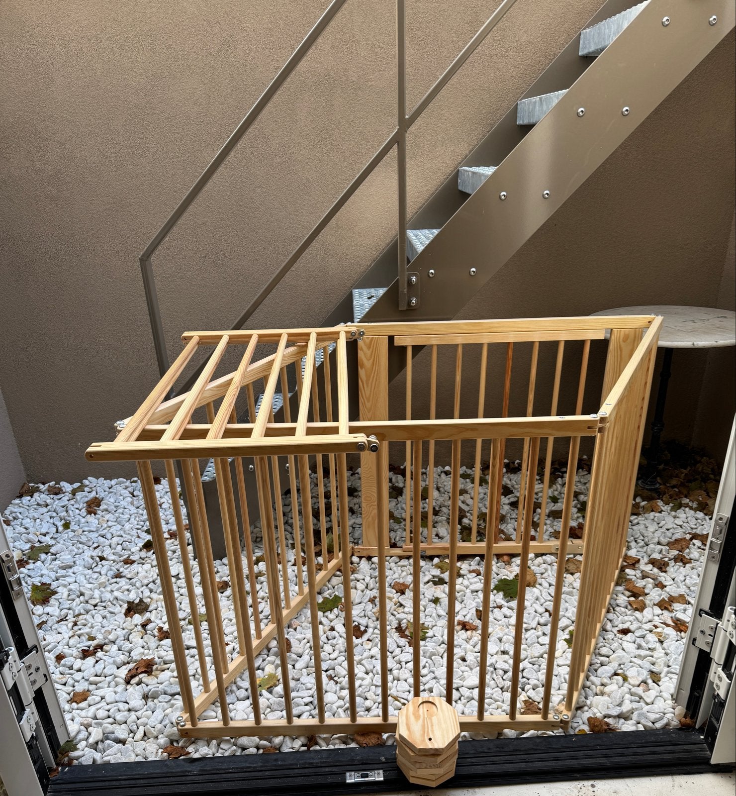 Box/Playpen - Natuurlijk Hout, Ophalen of Verzenden, Gebruikt, Rechthoekig