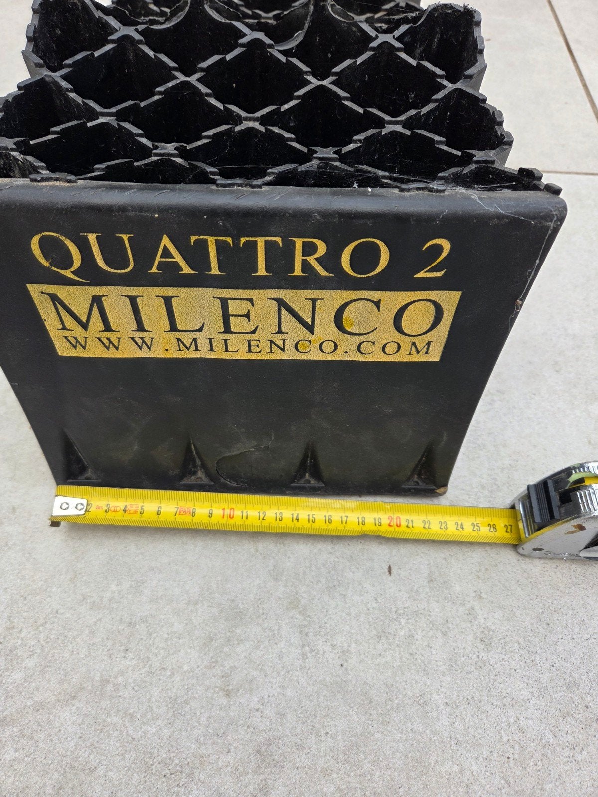 Een Milenco Quattro 2 oprijblok voor caravan/camper, Ophalen, Gebruikt