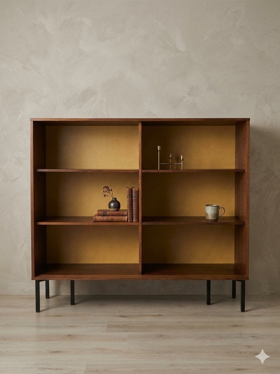 Vintage mid century modulaire boekenkast | archiefkast, Ophalen, 50 tot 100 cm, Zo goed als nieuw, 150 tot 200 cm