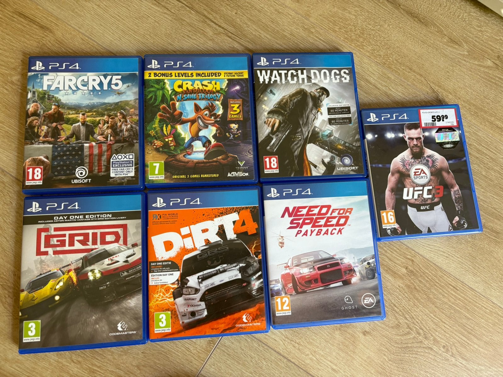 Ps4 spellen, Verzenden, Zo goed als nieuw