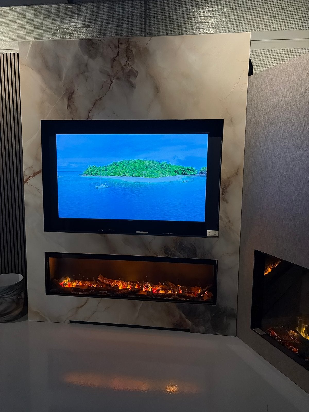 Faber E-Slim 1700/450 I Elektrische Haard - Nieuwstaat, Huis en Inrichting, Haarden, Ophalen, Zo goed als nieuw, Inbouwhaard, Elektrische haard