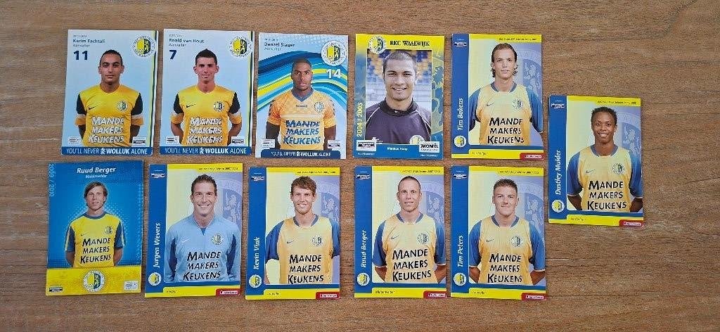 Spelerskaart; 11x RKC Waalwijk, Ophalen of Verzenden, Nieuw, Overige binnenlandse clubs, Spelerskaart
