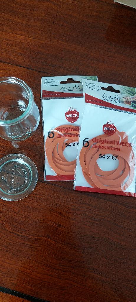 Weck tulpglazen/potjes ø60 Rundrand 12 stuks, Ophalen of Verzenden, Zo goed als nieuw, Glas, Overige typen