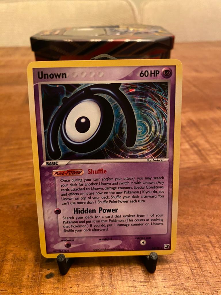 Unown M holo M/28 Unseen Forces, Ophalen, Zo goed als nieuw