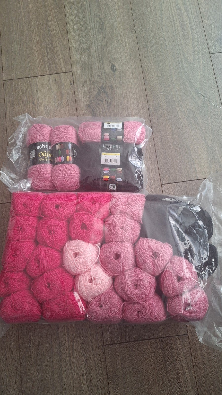Scheepjes Olifantje Glans Perlé Garen - Roze tinten, Ophalen of Verzenden, Nieuw, Breien of Haken, Wol of Garen