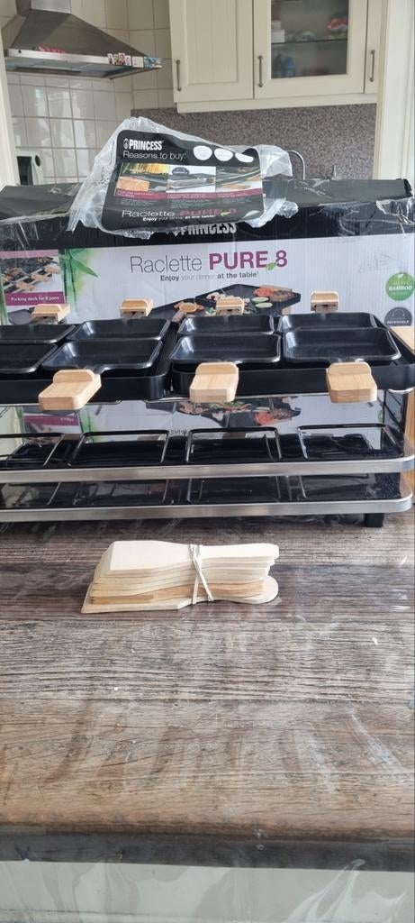 Princess Raclette Pure 8, Ophalen of Verzenden