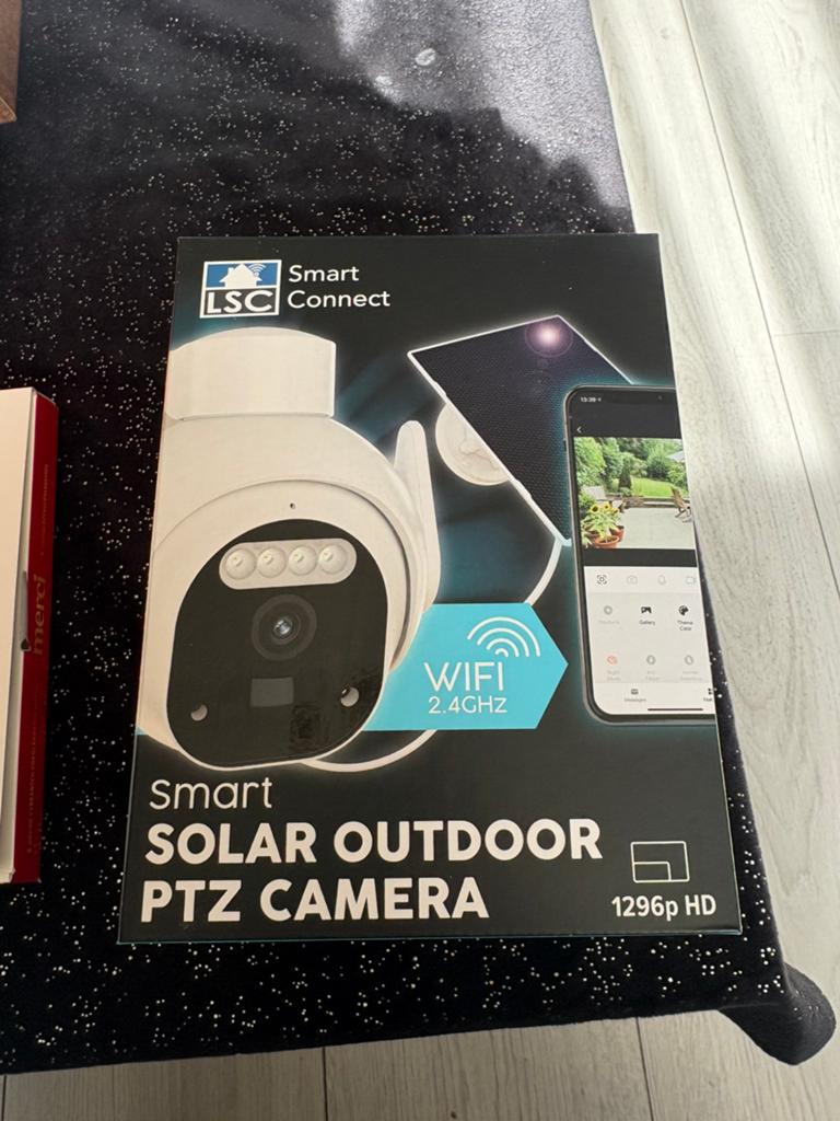 Lsc smart solar outdoor ptz camera, Audio, Tv en Foto, Videobewaking, Ophalen of Verzenden, Nieuw, Buitencamera
