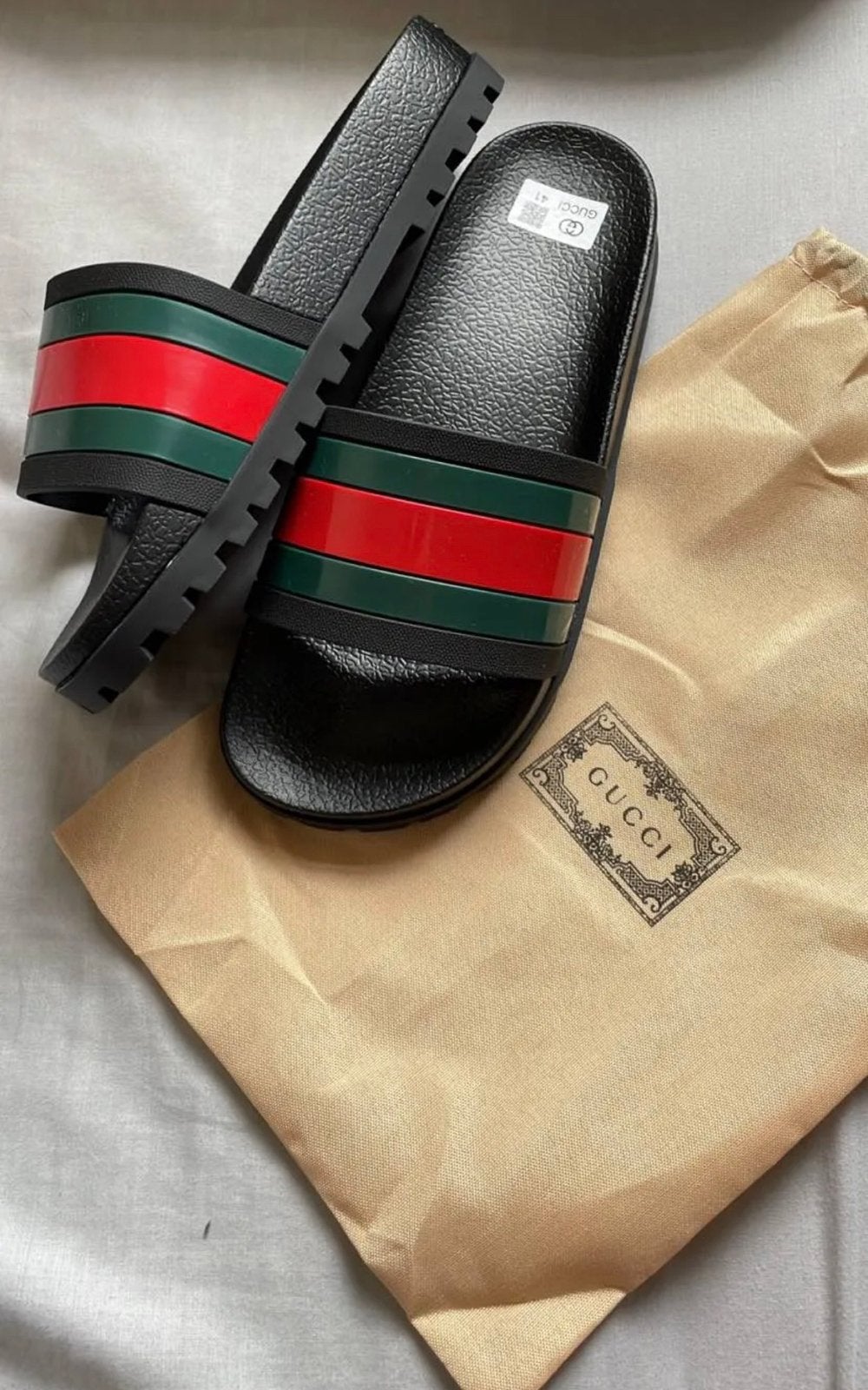 Gucci slippers, Kleding | Heren, Ophalen of Verzenden, Nieuw, Zwart, Slippers