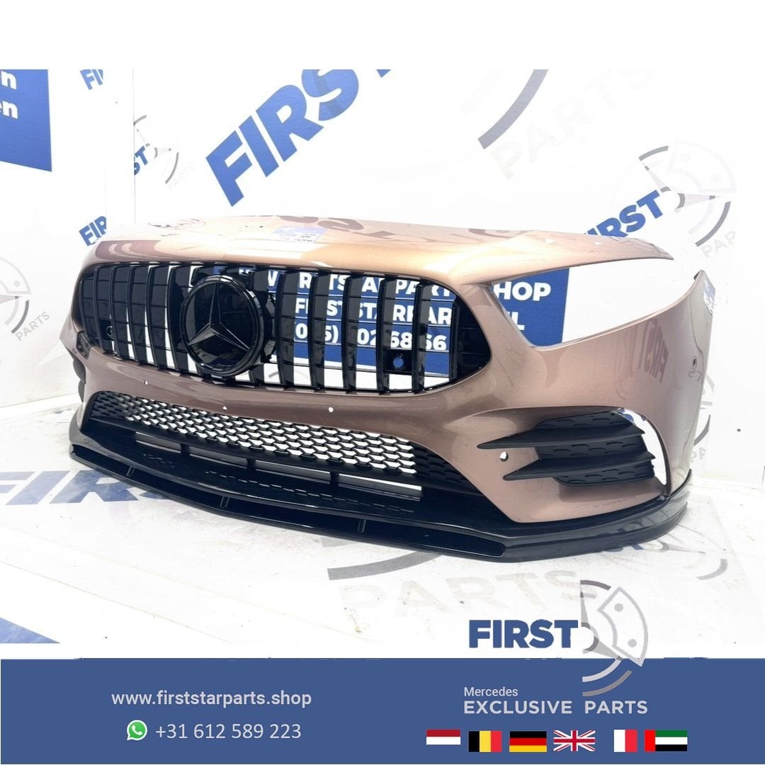 W177 BUMPER A35 AMG + BRABUS SPOILER Mercedes A Klasse 2018-, Gebruikt, -, Voor, Ophalen of Verzenden
