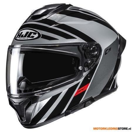 HJC C71 Faber Integraalhelm, Zwart-Grijs, Motoren, Ophalen of Verzenden, Nieuw met kaartje