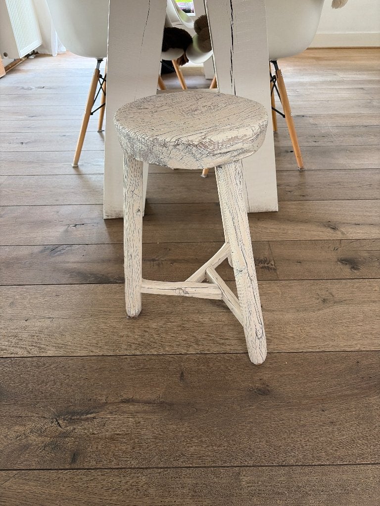 Houten krukje, Ophalen of Verzenden, Zo goed als nieuw, Hout