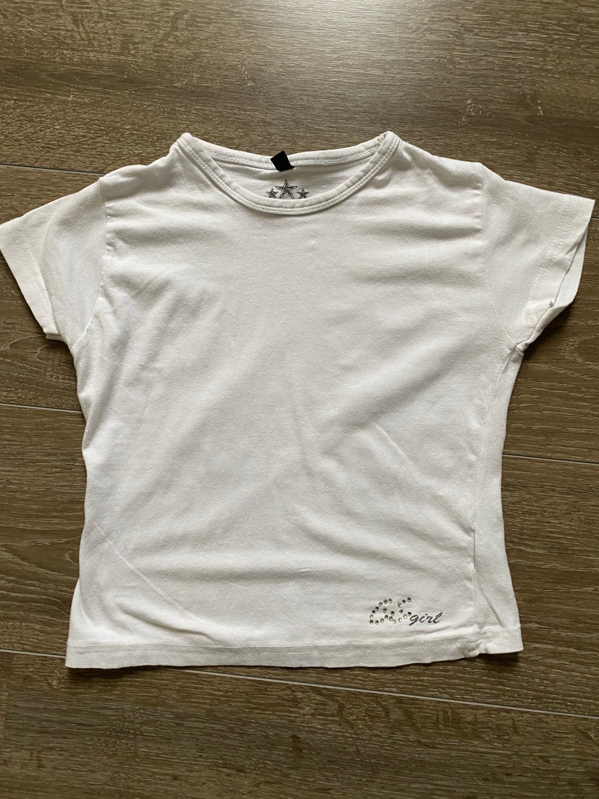 Meisjes t-shirt wit maat 146 van COOLCAT GIRL, Gebruikt, Meisje, Ophalen of Verzenden, Shirt of Longsleeve