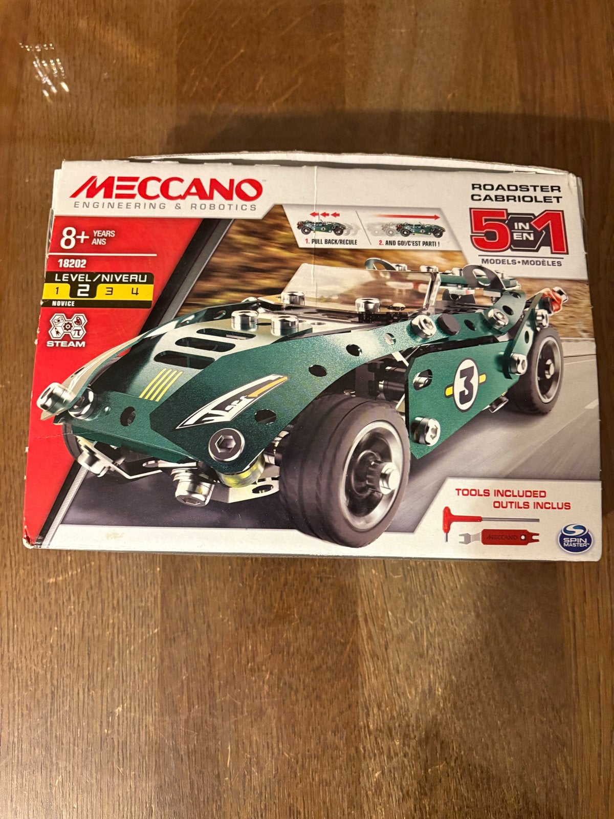 Meccano Engineering & Robotics Roadster Cabriolet 5-in-1, Ophalen, Zo goed als nieuw, Overige merken