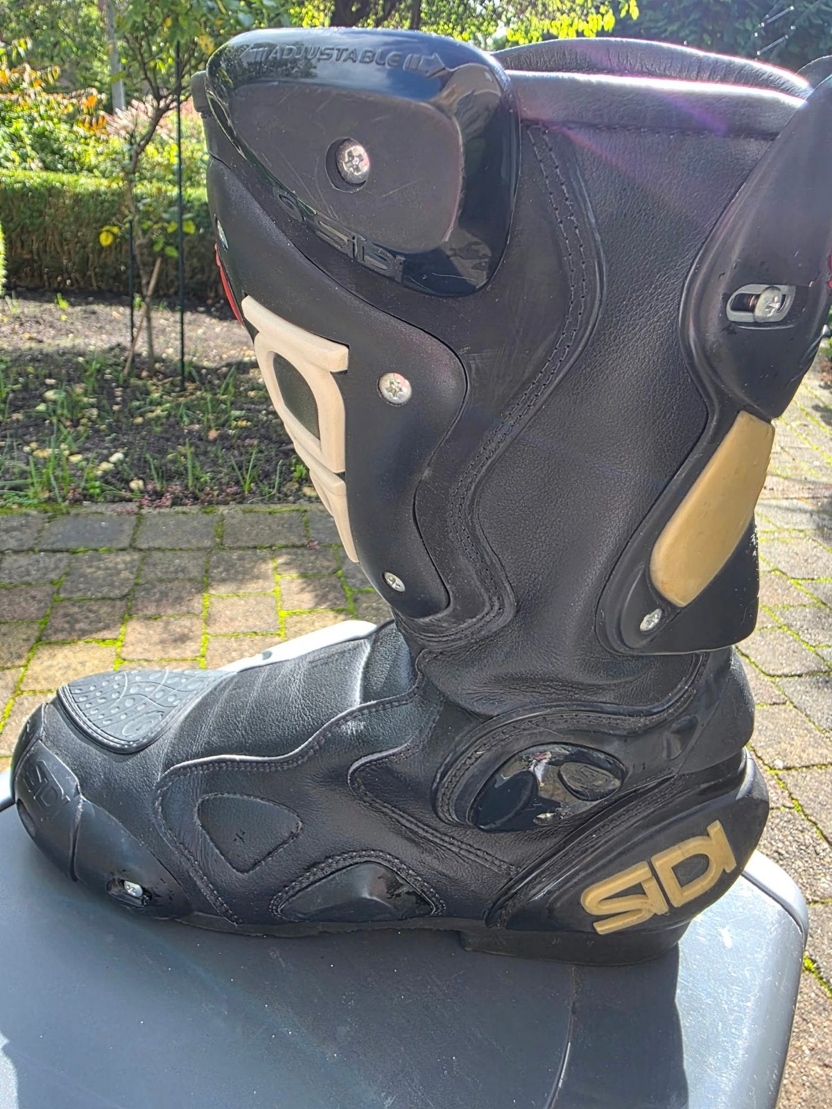 Sidi motorlaarzen, maat 42 / 43, zo goed als nieuw, Motoren, Ophalen, Tweedehands, Laarzen