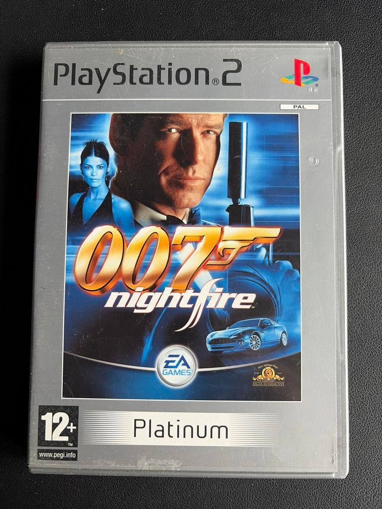 James Bond 007 Nightfire PS2 inclusief boekje, Spelcomputers en Games, Gebruikt, Shooter, 1 speler, Eén computer
