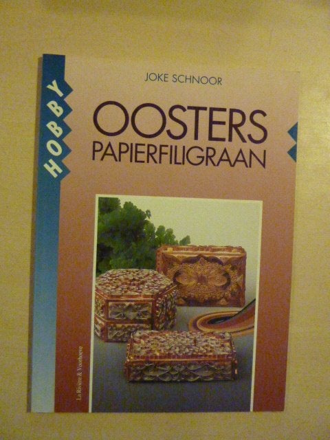 Joke Schnoor - Oosters papierfiligraan, Boeken, Ophalen of Verzenden, Zo goed als nieuw, Overige onderwerpen