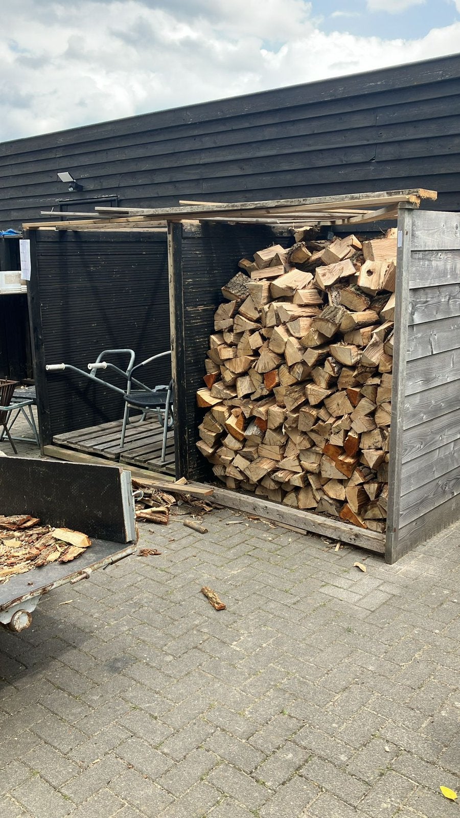 Gekloofd haardhout, Tuin en Terras, Haardhout, Minder dan 3 m³, Ophalen