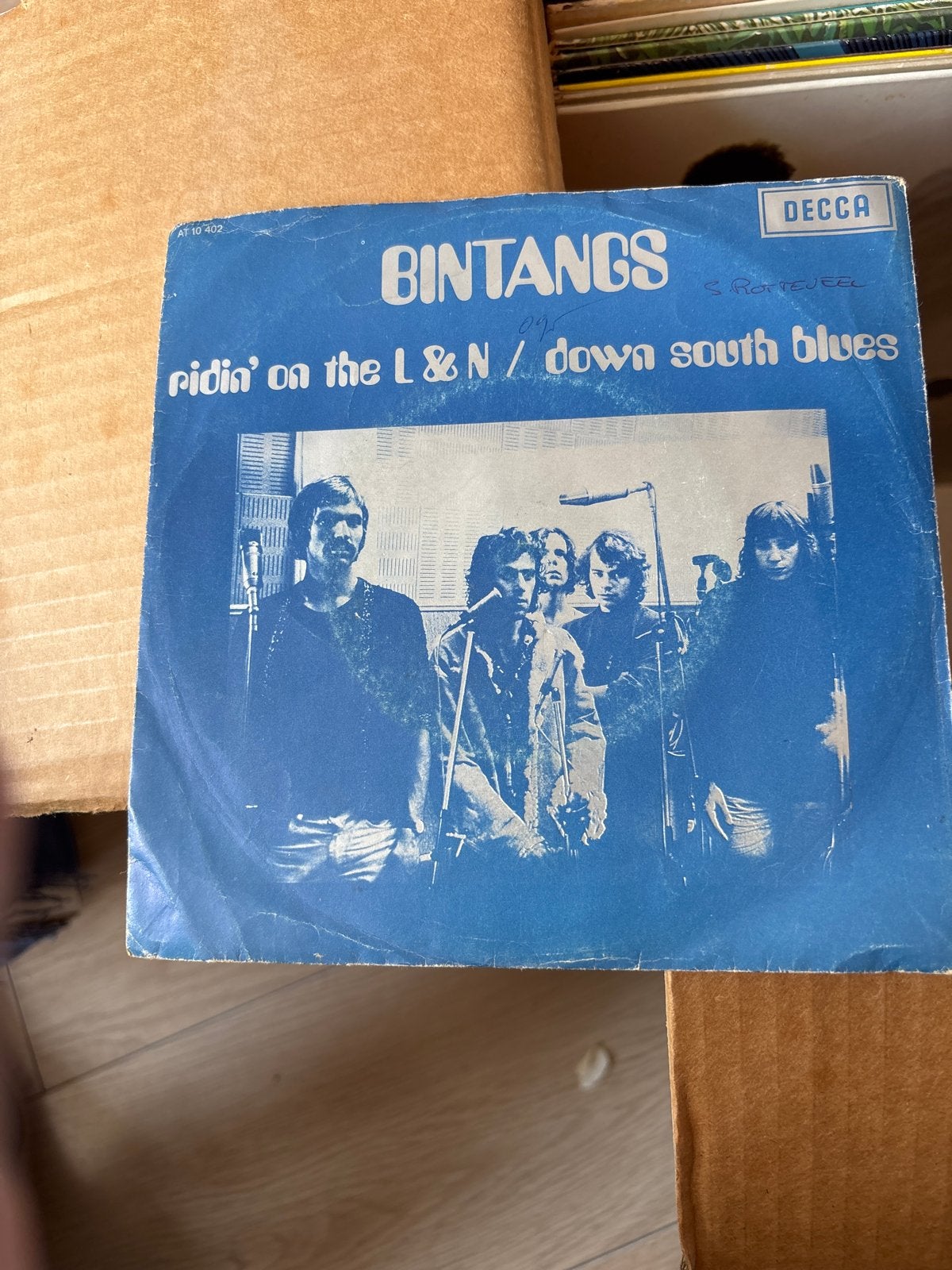 Bintangs - Ridin' on the L&N / Down South Blues (Single), Gebruikt, Originele persing, 7 inch, Ophalen of Verzenden