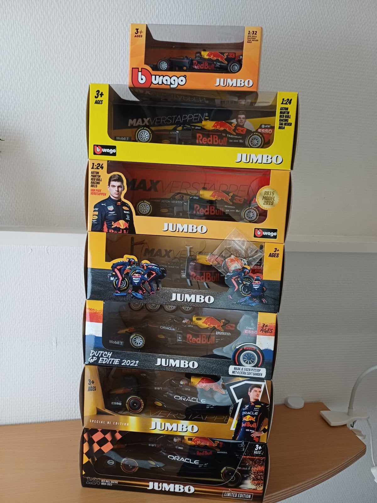 Jumbo Max Verstappen Red Bull Racing modelauto's, Ophalen, Nieuw, Auto