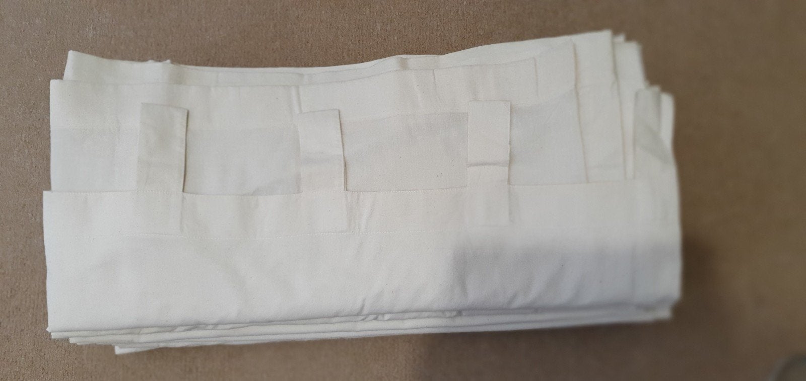 8x lussen gordijn Ikea cremekleurig, Huis en Inrichting, Stoffering | Gordijnen en Lamellen, Ophalen, Gordijn, Crème, 225 cm