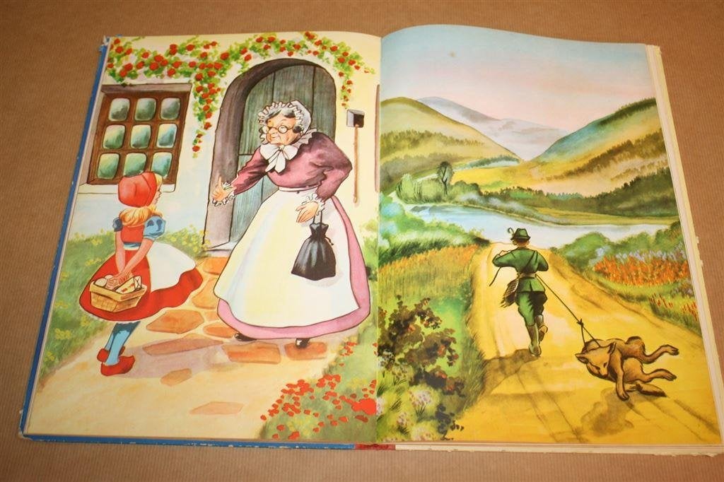 's Avonds voor het slapen gaan - Sprookjes - 60'er jaren, Boeken, Prentenboeken en Plaatjesalbums, Ophalen of Verzenden, Gelezen