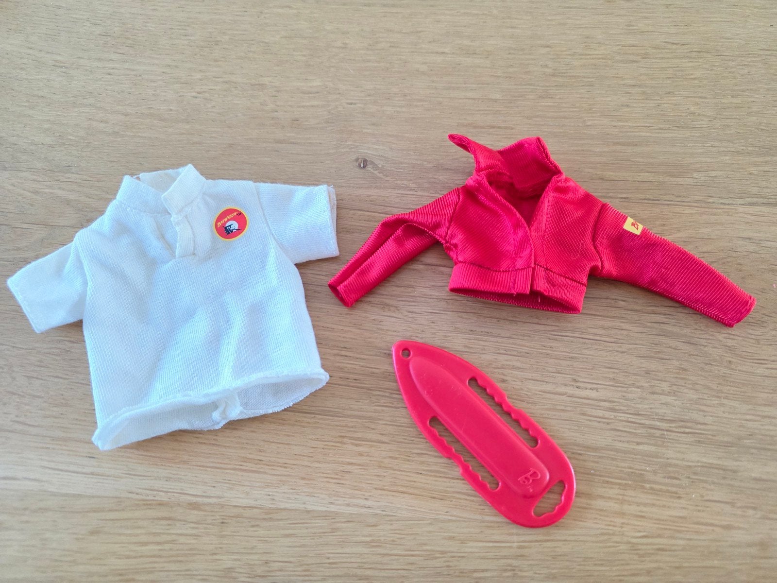 Barbie Ken Baywatch accessoires, Ophalen of Verzenden, Gebruikt, Kleertjes