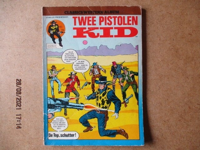 adv4716 twee pistolen kid, Eén stripboek, Ophalen, Gelezen