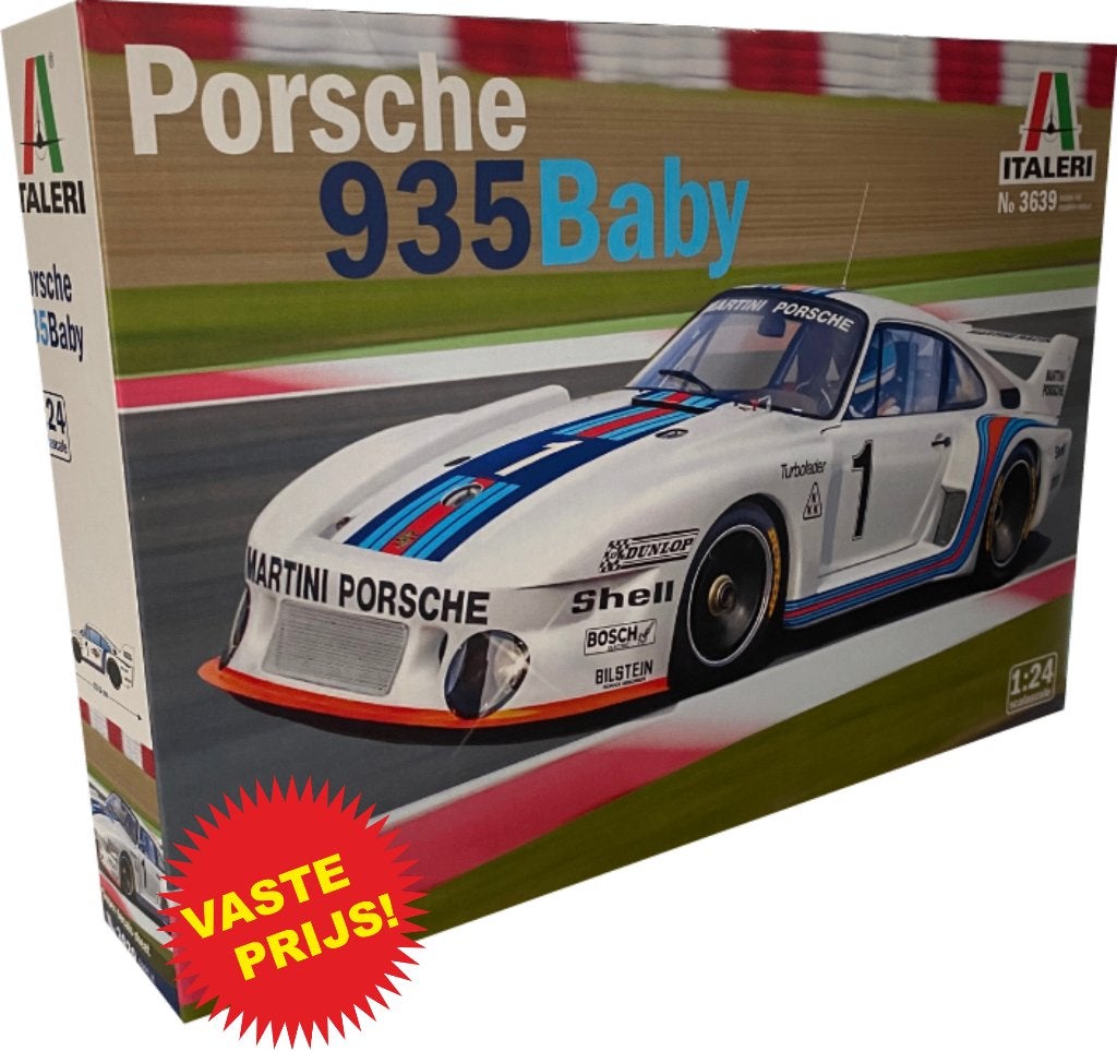 Porsche 935 Baby (Italeri 3639) 1/24, Groter dan 1:32, Nieuw, Ophalen of Verzenden, Italeri