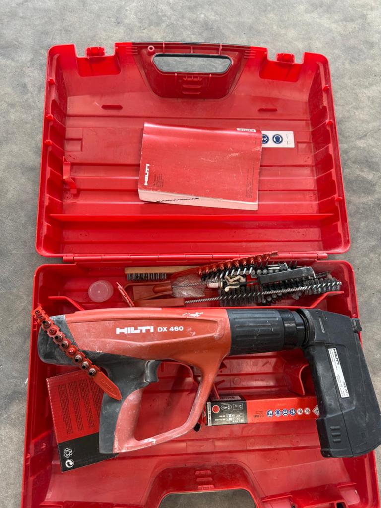 Hilti DX 460 Schiethamer met koffer en accessoires, Ophalen of Verzenden, Gebruikt, Overige typen