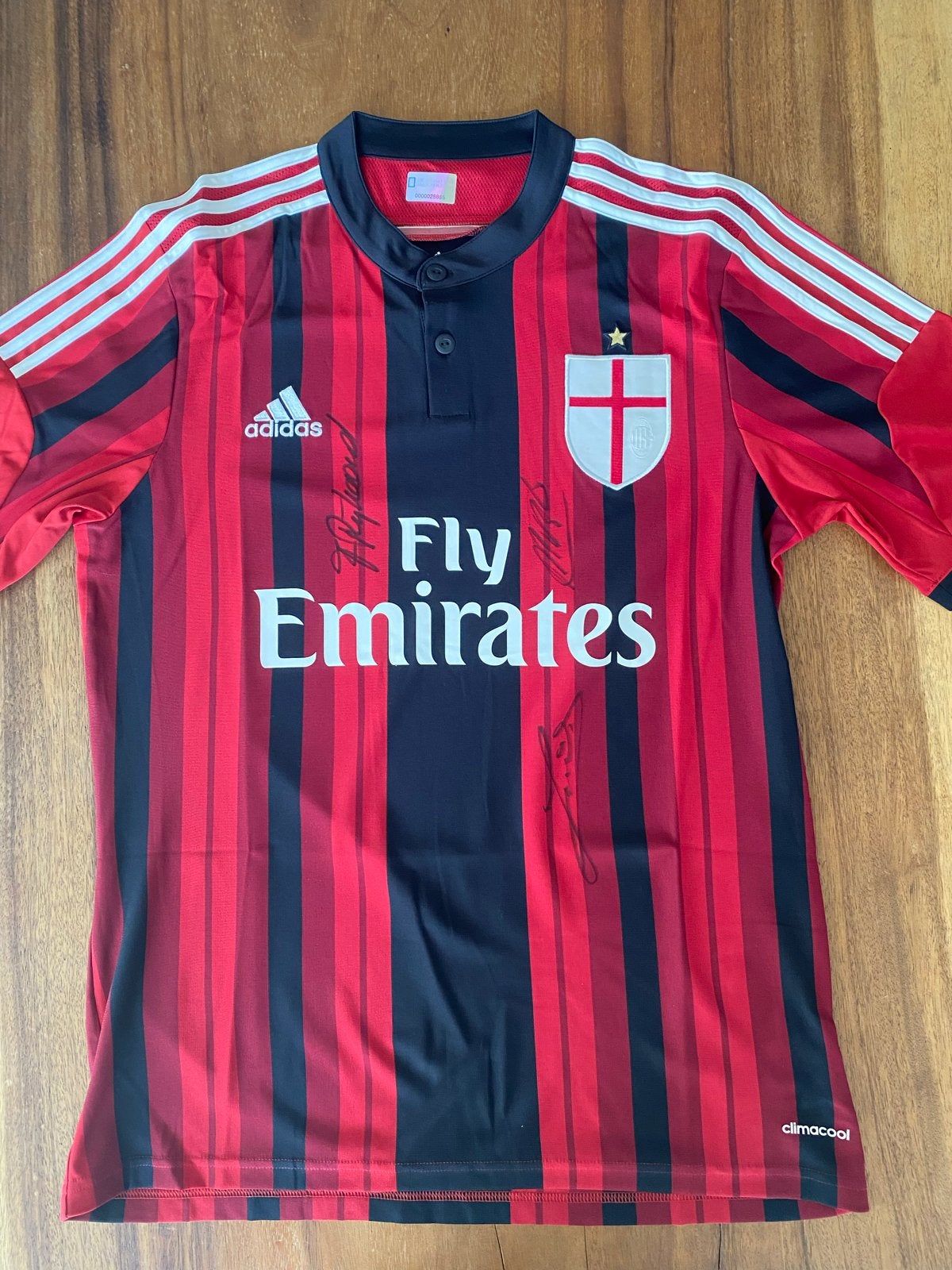 Gesigneerd AC Milan shirt - Van Basten, Gullit, Rijkaard, Ophalen of Verzenden, Nieuw, Buitenlandse clubs, Shirt