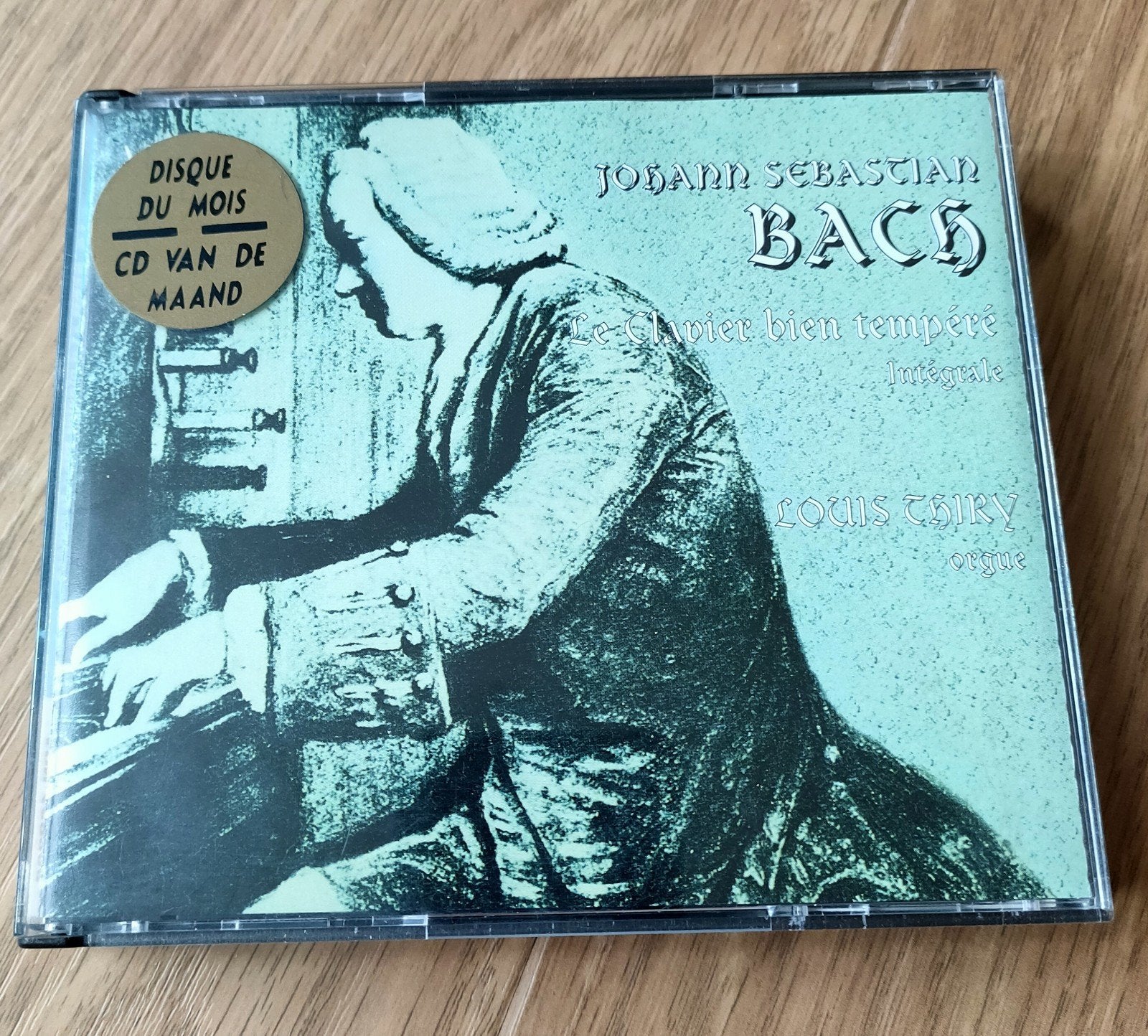 Bach: Le Clavier Bien Tempéré - Louis Thiry (2 CD), Ophalen of Verzenden, Zo goed als nieuw, Inclusief boekje, Pianomuziek