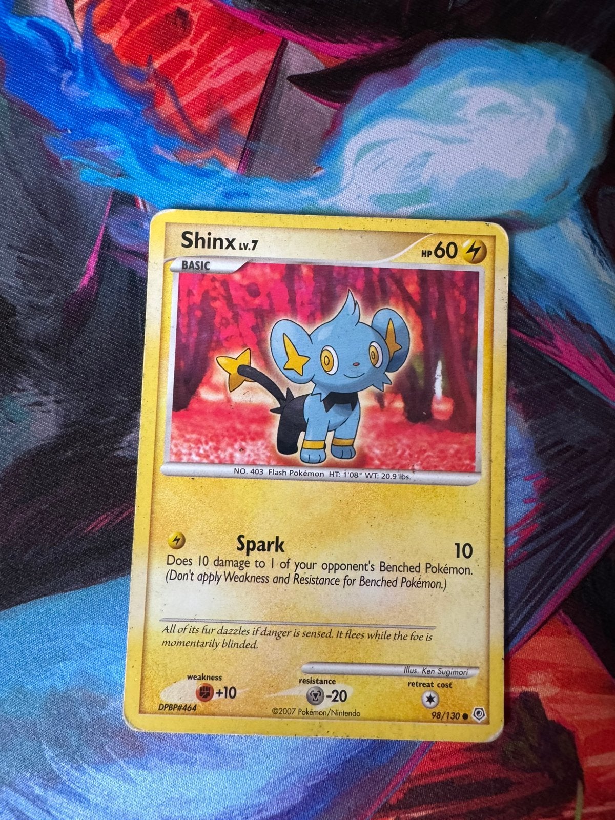 Pokémon kaarten Shinx #98, Ophalen of Verzenden, Gebruikt, Losse kaart