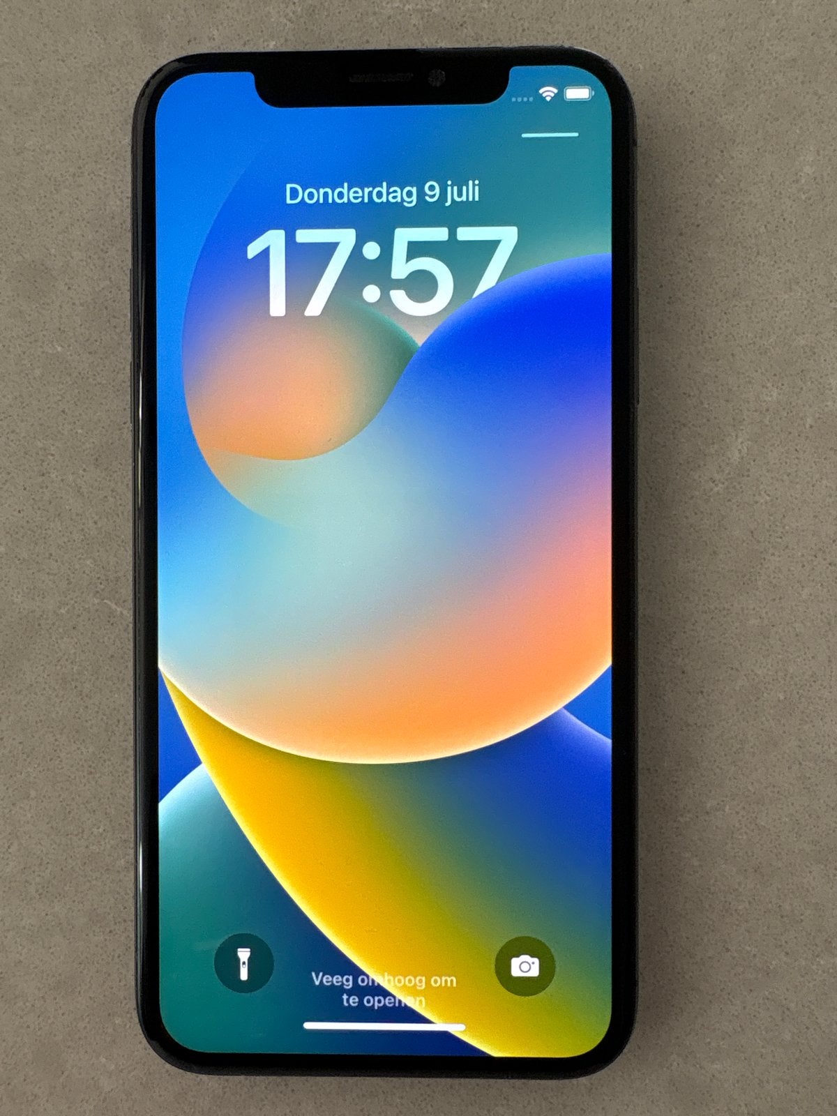 iPhone X 64GB - Achterkant gebarsten, Face ID defect, Telecommunicatie, Mobiele telefoons | Apple iPhone, Gebruikt, Zwart, 64 GB