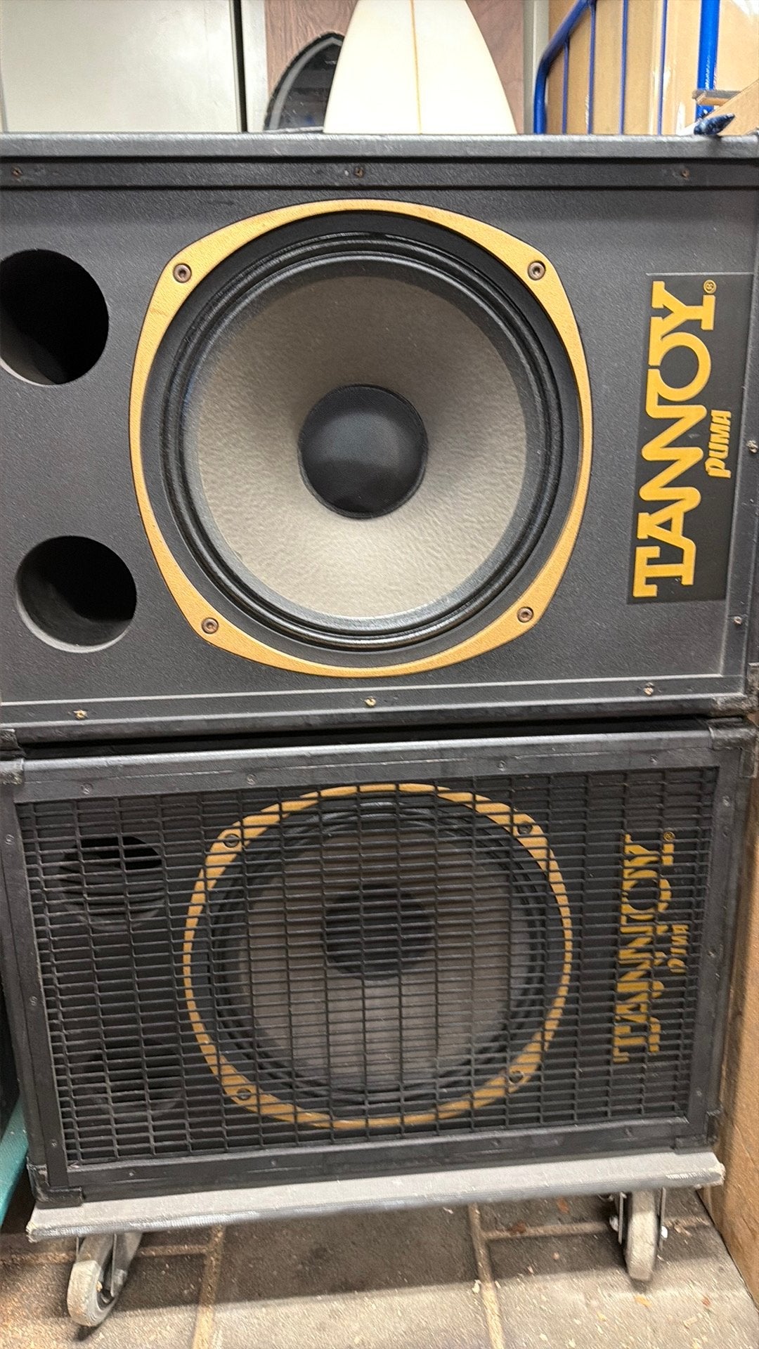 Tannoy puma 15”, Ophalen, Zo goed als nieuw, Minder dan 500 watt