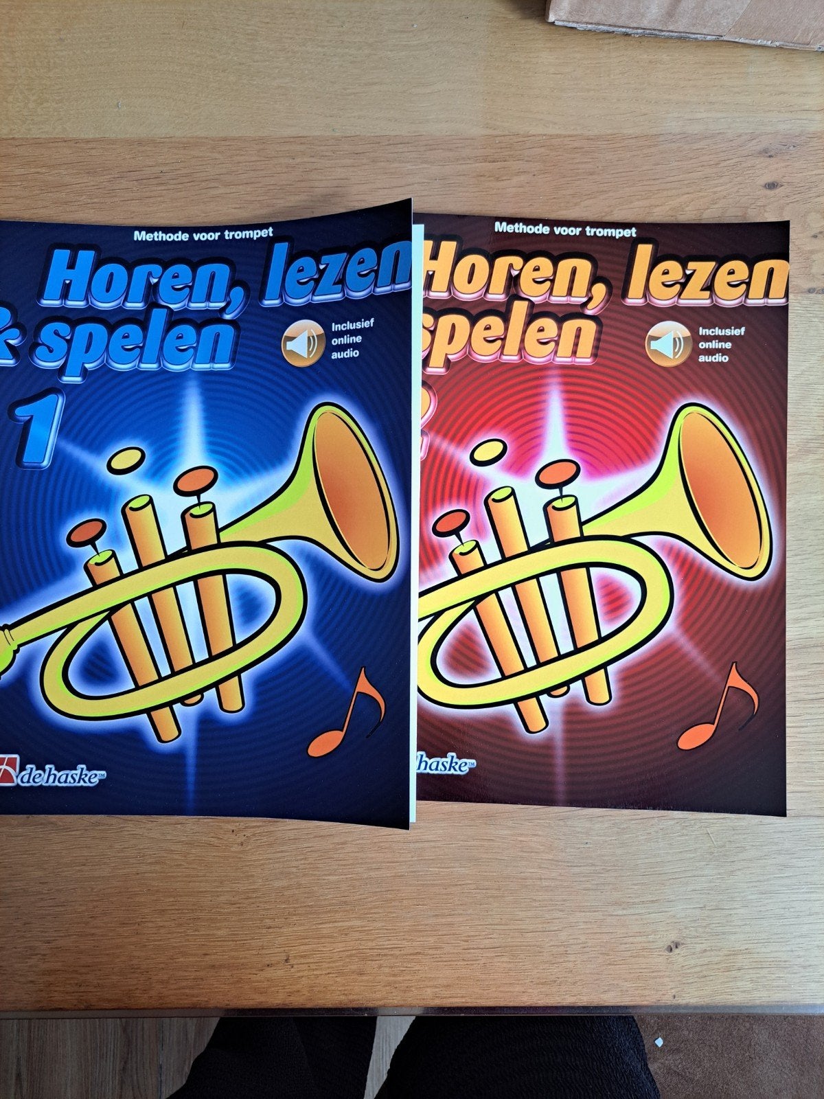 Horen, Lezen & Spelen Trompet Methode Boeken 1 & 2, Overige genres, Les of Cursus, Nieuw, Ophalen of Verzenden
