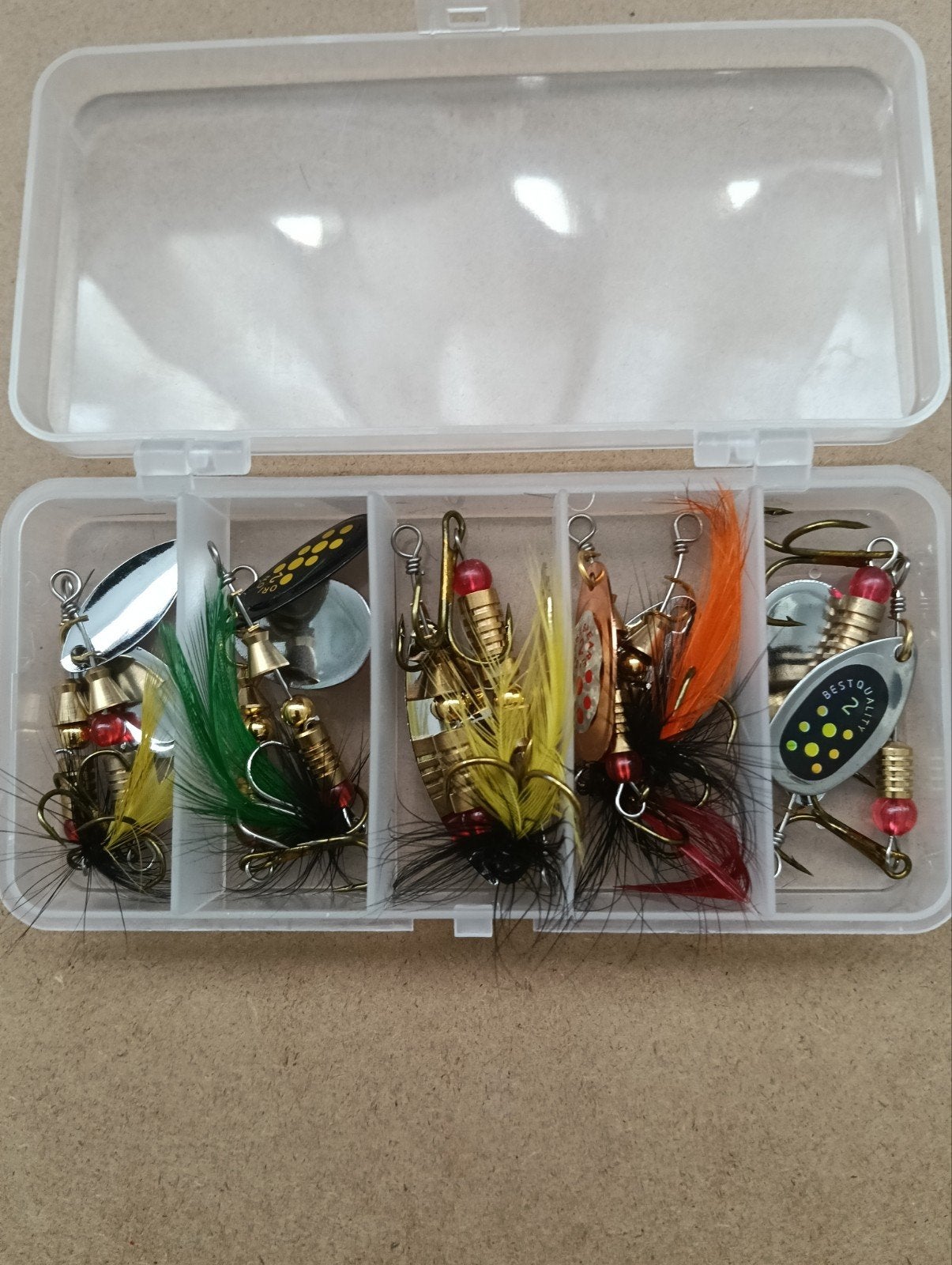 10 stuks spinners blinkers 6 Gram, Verzenden, Nieuw, Haak